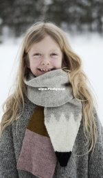 Le Crayon Scarf by Jonna Hietala - Finnish - Free