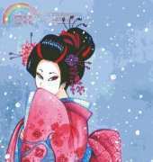 HAED HAEAMR105 Spring Snow Maiko by Amanda Robbins