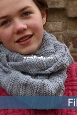 Filcolana-Perlemor Cowl by Stine Gudmand-Høyer-Danish-Free