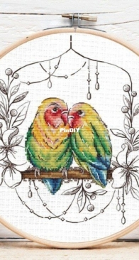 Lovebirds by Evgeniya Poluektova