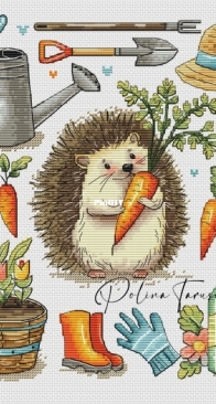 Hedgehog Gardener - Polina Tarusova