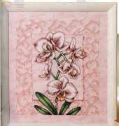 Pink Orchids by Susan Bates from Cross Stitch Gold 91