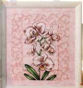Pink Orchids by Susan Bates from Cross Stitch Gold 91