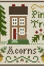 Little House Needleworks LHN SS-01 Acorns & Pines PCS + XSD