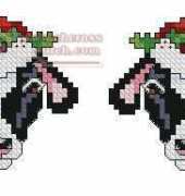 Leisure Arts Christmas Cow