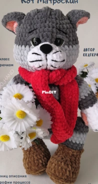 Baloo hand – Alice Shop Toys - Ekaterina Zueva - Екатерина Зуева - Striped Cat - Кот Матроскин - Russian