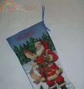 Checking His List - Christmas Stocking