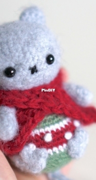 Hobbii Design - Sylemns Sweet Softies - Jasmin Wang - Jade King - Christmas Kitty - Spanish - Free