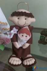 Saint Anthony in felt