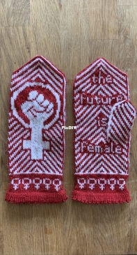 Future is female mittens by Therese Lundberg - English, Swedish - Free