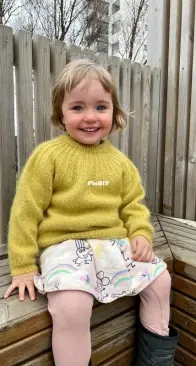 Sunshine Sweater Junior by Gunnhildur Sigurhansdóttir
