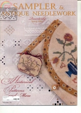 Sampler and Antique Needlework Quarterly SANQ - Vol.34 - Spring 2004