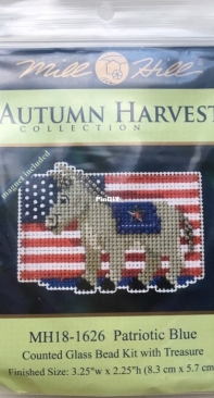 Mill Hill MH18-1626 Autumn Harvest Collection - Patriotic Blue