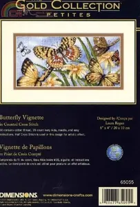 Dimensions 65055 - Butterfly Vignette