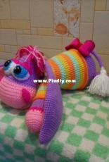 Liliksha Toys - Lilia Shaevitch - Sweet Purple Donkey - Russian