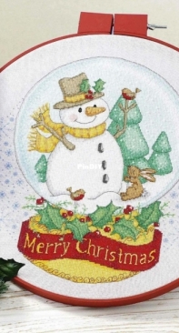 Magical Christmas - Festive Snowglobe by Durene Jones from Cross Stitch Gold 114