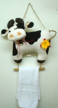 Vaca porta limpión