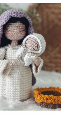 Jp Croche - Jacquelline Priscila da Silva - Maria e Menino Jesus - Portuguese