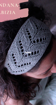 Bandana Albizia by Mónica López - Pim, pam, teje - Spanish