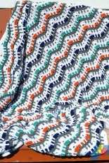 Hatched With Love- Jen Hatch - Picket Fence Ripple Afghan