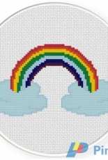 Daily Cross Stitch  - Rainbow