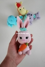 Örgü Modelleri - Deniz Kayayıkan - Amigurumi Rabbit Cibi - Turkish - Free