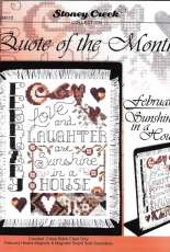 Stoney Creek Quote Of The Month QM012 - Sunshine in a House - February