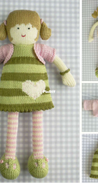 Grace Doll Toy by Louise Crowther