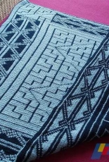 WIP Insanity-Reversible Celtic Patterns Baby Blanket by Kathleen Sperling-Free