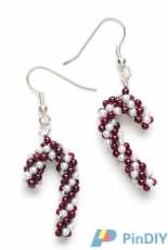 Facet Jewelry Kalmbach Candy Cane Earrings Julia Gerlach English
