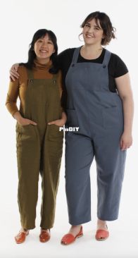 Helens Closet - No 7001 - Yanta Overalls - Sizes 0-30