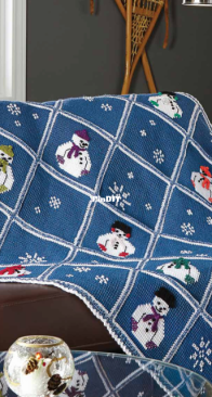 Annies Crochet - Dorothy M Warrell - Snow Time Afghan