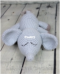Left Handed Crocheter - Jennifer Adams - Sleeping Elephant