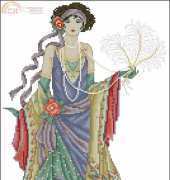Fabulous Flapper by Joan Elliott from Cross Stitch Collection 225