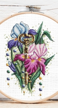 Key In Irises by Anna  Kuznetsova