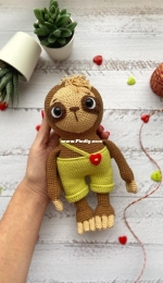 Toys by Ustyushka - Maria Ustyushkina - Sloth - Russian
