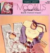 McCalls Creates Fabric Craft 14026 Bath Towel-tique