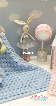 Kerry Jayne Designs - Kerry Warren - Peek-A-Boo Bobble Blanket and Hat