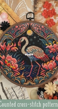 Stitching Land - Art Nouveau Flamingo XSD