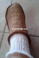 knitted slippers