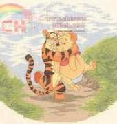 Designer Stitches DD154 Disney Winnie the Pooh Big Hearts Deserve Big Hugs