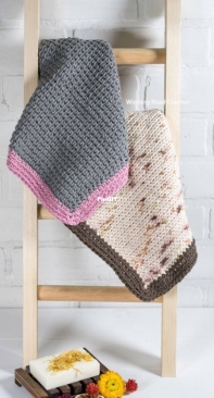 Winding Road Crochet - Lindsey Dale - Tunisian Crochet Washcloth - Free