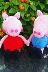Amigurumi Peppa Pig - Baby Girl and Boy