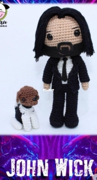 Mucau Amigurumi - Simone Lima - John Wick