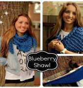 Blueberry Shawl by A la Sascha