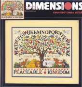 Dimensions 35003 - Peaceable Kingdom Sampler