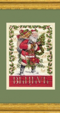 Dimensions - The Gold Collection Petites  70-08980 Believe in Santa