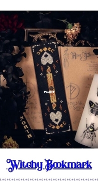 The Witchy Stitcher - Witchy Bookmark from Witchy Stitching PCS + XSD