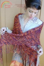 Alchemy Generosity Shawl by Gina Wilde and Sandi Davis