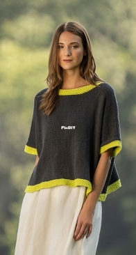 France Avenue Tee by Mary Pranica - Blue Sky Fibers - Free